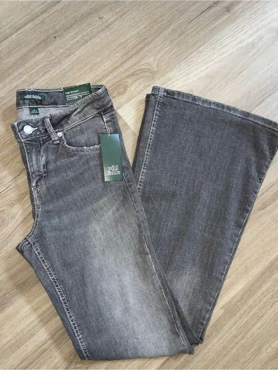 wild fable Denim - wild fable Gray High-Rise Wide Leg Jeans
